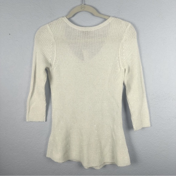 Talbots Women’s Cotton Knit Pullover Lightweight Sweater Size PS - Picture 4 of 4